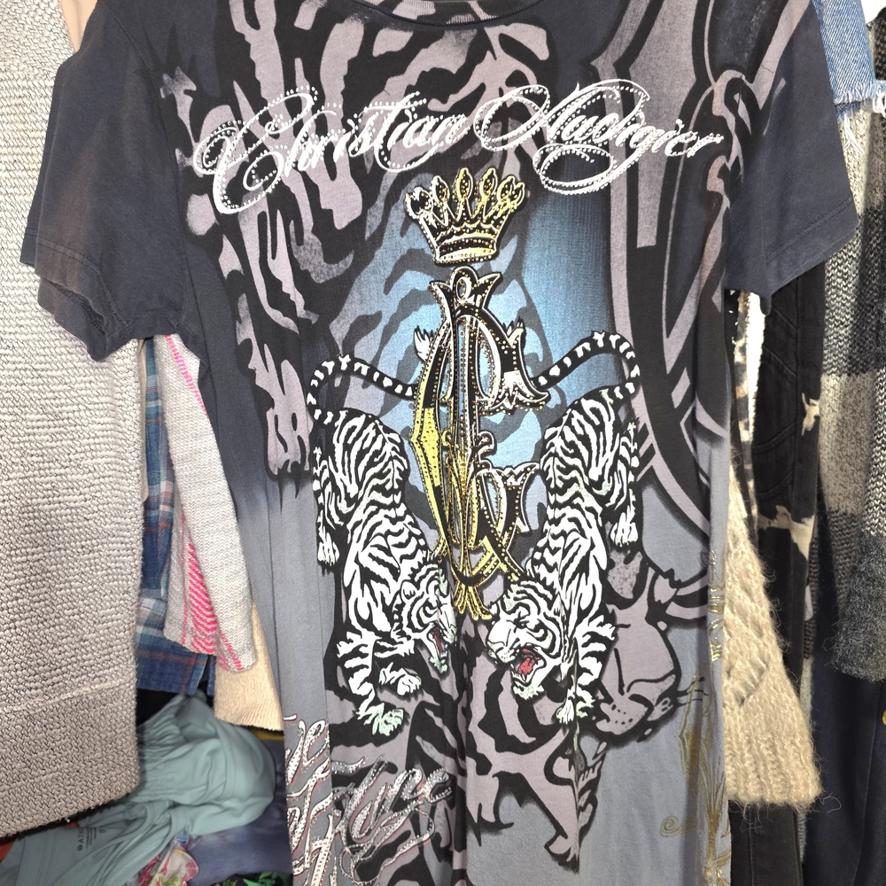 Christian Audigier Graphic T-Shirt